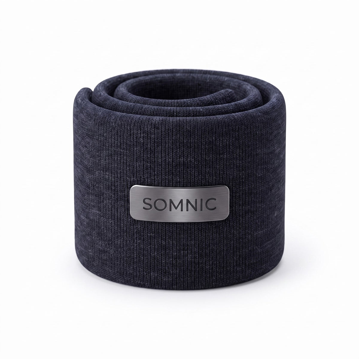 Somnic sleep band — Midnight Black — Folded