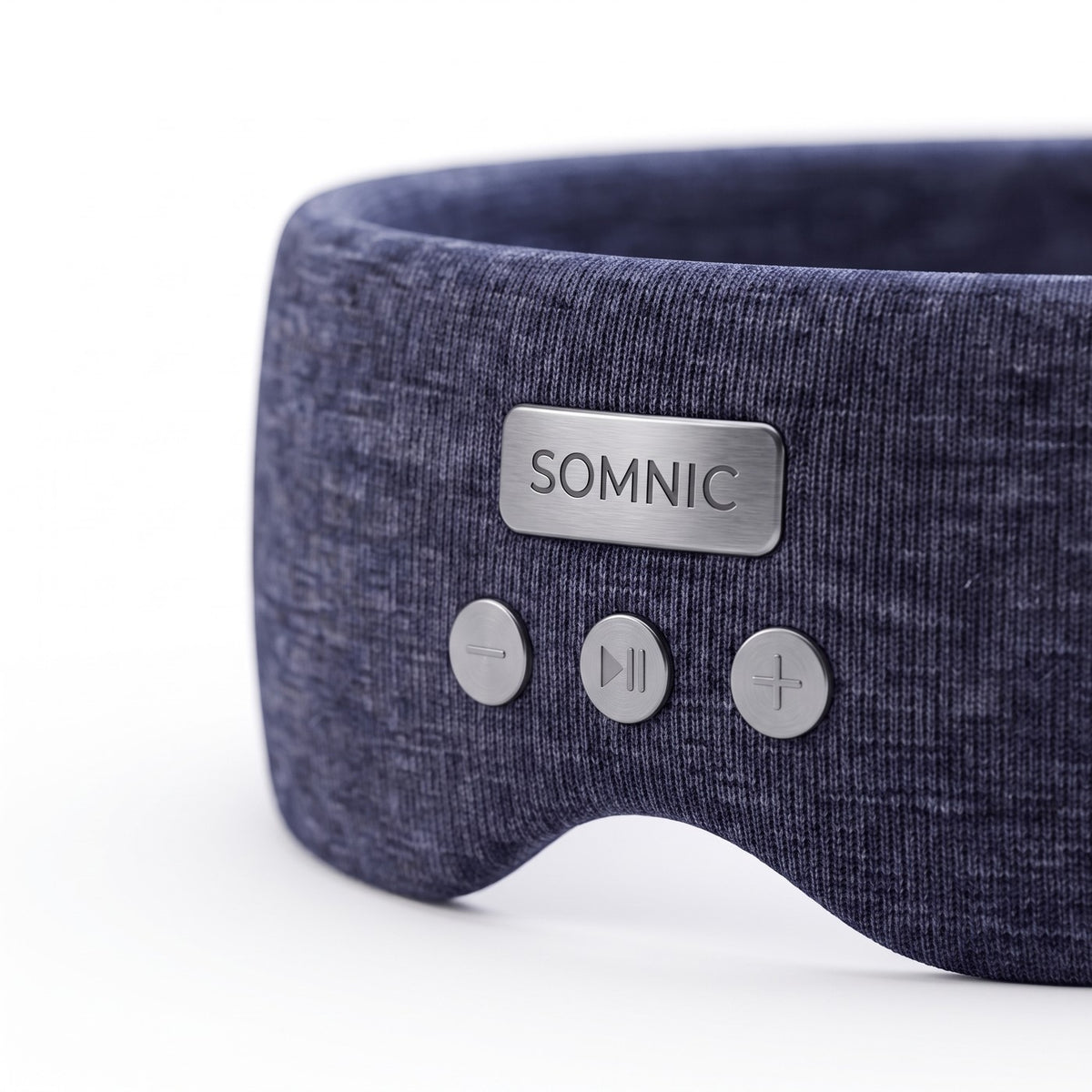 Somnic sleep band — Deep Blue — Macro detail
